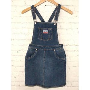 Levi's Denim Overall Skirt Jumper Girls Sz Medium